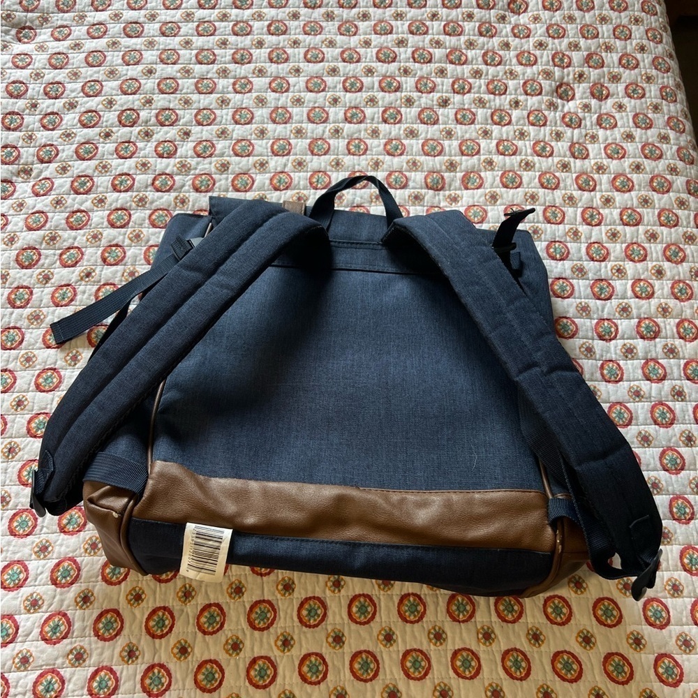 Carters Navy Blue Diaper Bag Backpack - Picture 3 of 10